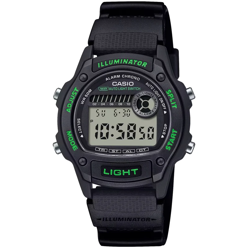 Montre Casio Homme W-220H-1A3 Quartz Digitale Noir