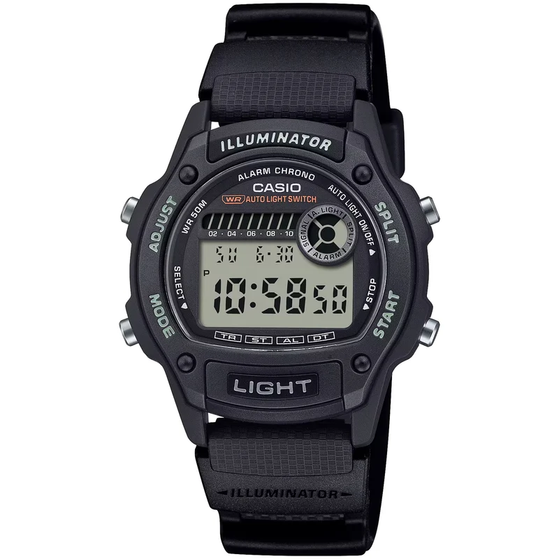 Montre Casio Homme W-220H-1A Quartz Digitale Noir