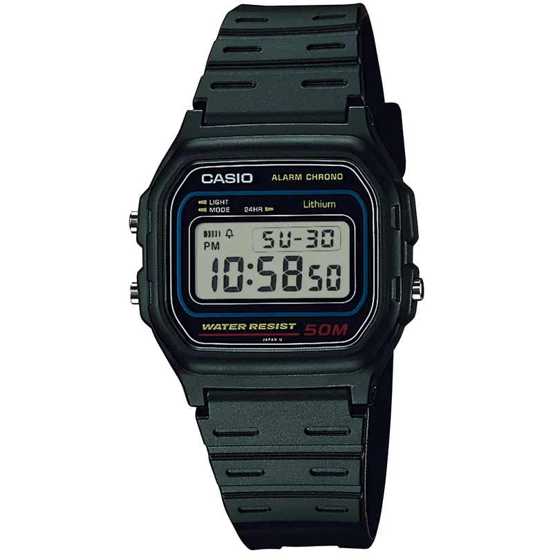 Montre Casio Homme W-59-1V Quartz Digitale Noir