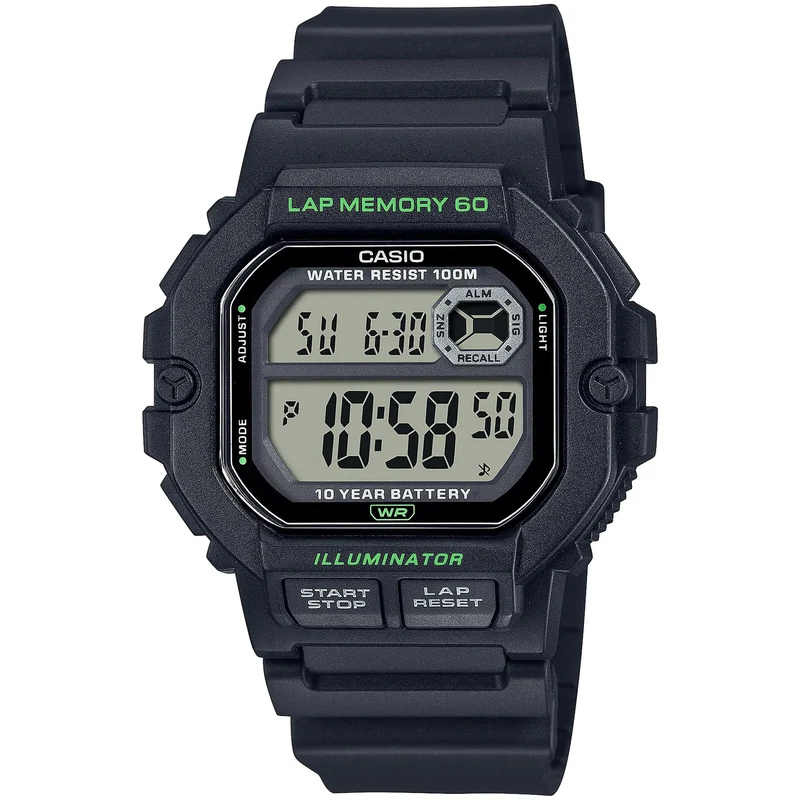 Montre Casio Homme WS-1400H-1A Quartz Digitale Noir