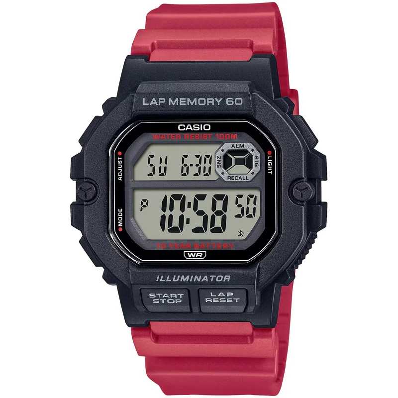 Montre Casio Homme WS-1400H-4A Quartz Digitale Noir