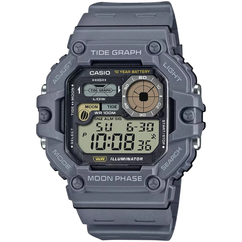 Montre Casio Homme WS-1700H-8A Quartz Digitale Gris Noir