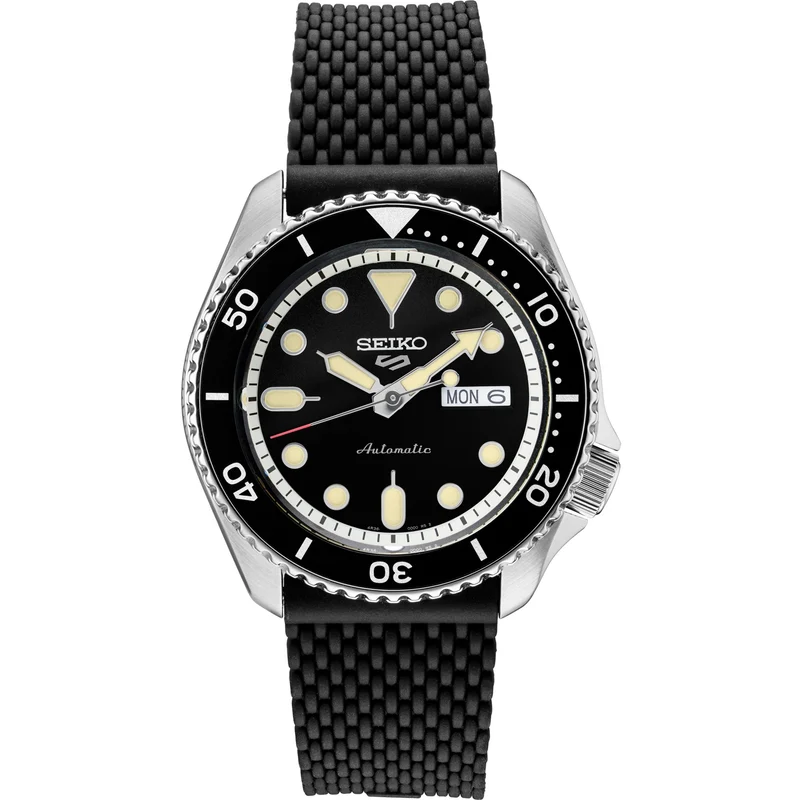 Montre Seiko 5 Sports Homme SRPD95 Automatique Noir