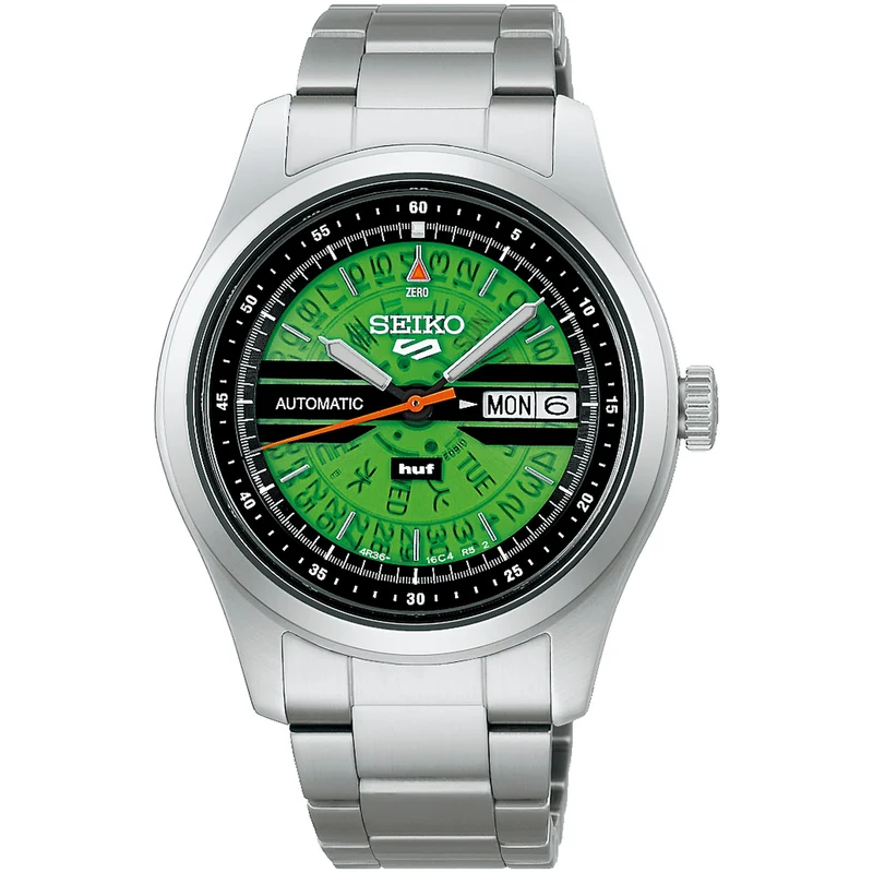 Montre Seiko 5 Sports Homme SRPM09K1 Automatique Édition Limitée HUF Vert