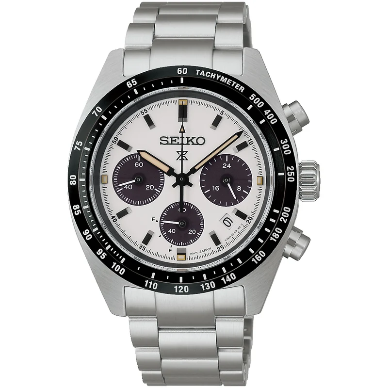 Montre Seiko Prospex Solar Homme SSC961P1 Chronograph Blanc