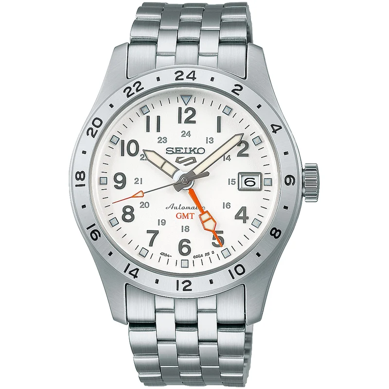 Montre Seiko Seiko 5 Sports Homme SSK059K1 Argenté Blanc