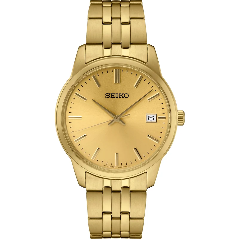 Montre Seiko Essentials Homme SUR442 Doré