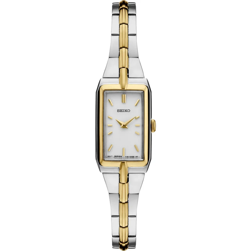 Montre Seiko Essentials Femme SWR044 Argenté Doré Blanc
