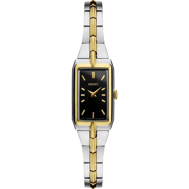 Montre Seiko Essentials Femme SWR046 Argenté Doré Noir