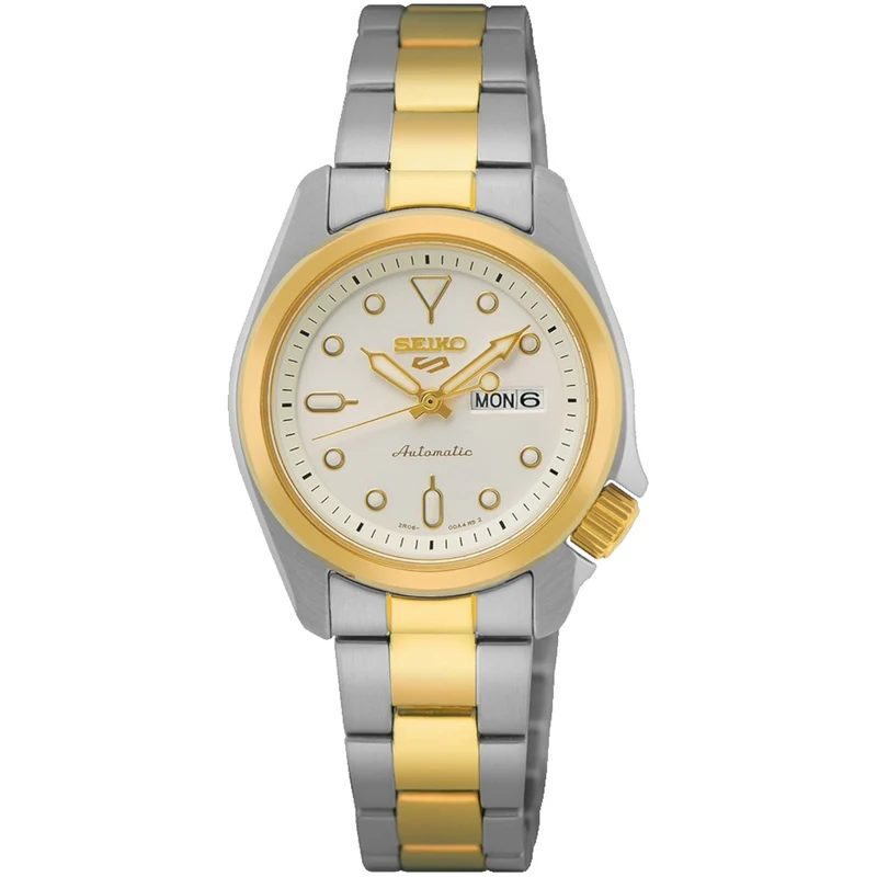 Montre Seiko 5 Sports Femme SRE004K1 Automatique Argenté Doré
