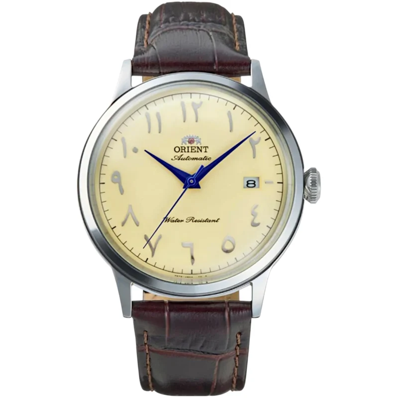 Montre Orient Bambino Arabic Dial Homme RA-AC0039Y30B Beige Ivoire Automatique