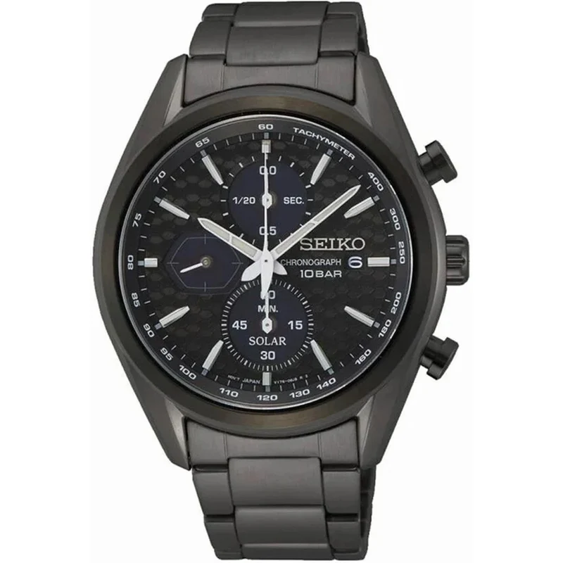 Montre Seiko Chronographe Homme Quartz SSC773P1 Noir