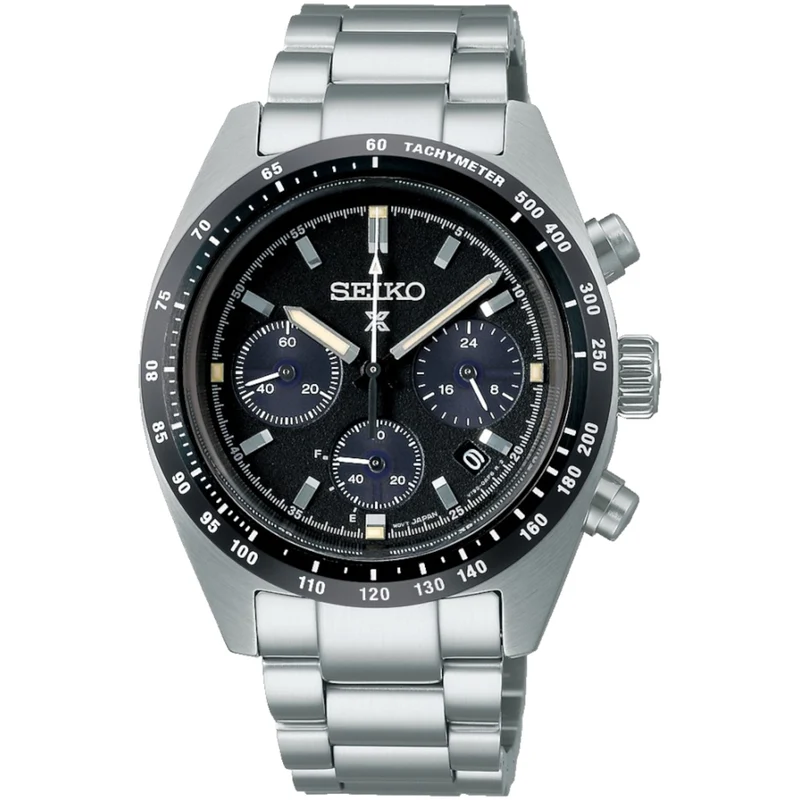 Montre Seiko Prospex Solar Homme SSC819P1 Speedtimer Chronograph Noir