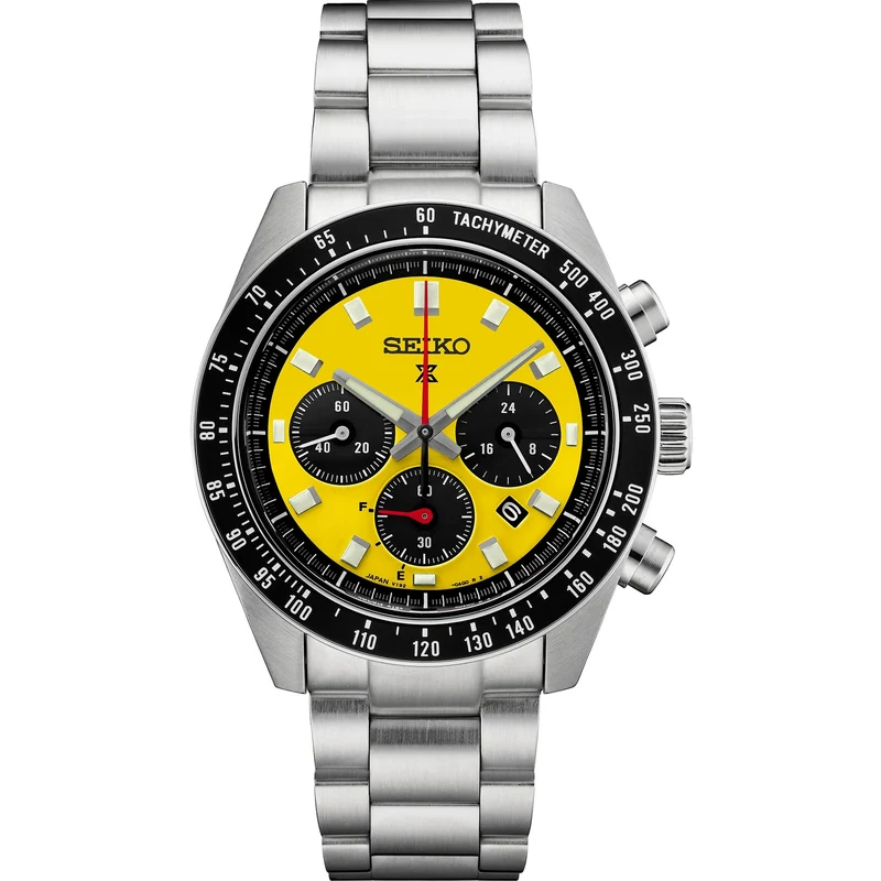 Montre Seiko Prospex Solar Homme SSC929 Speedtimer Chronograph U.S. Special Creation Jaune