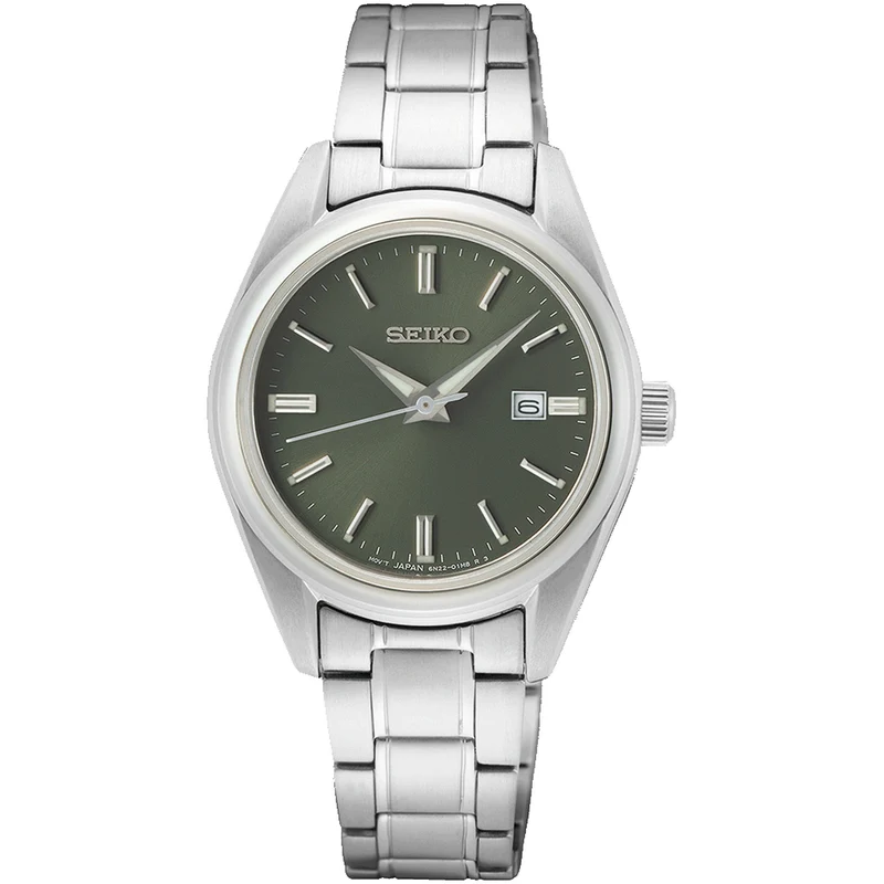 Montre Seiko Classique Quartz Femme SUR533P1 Vert Kaki