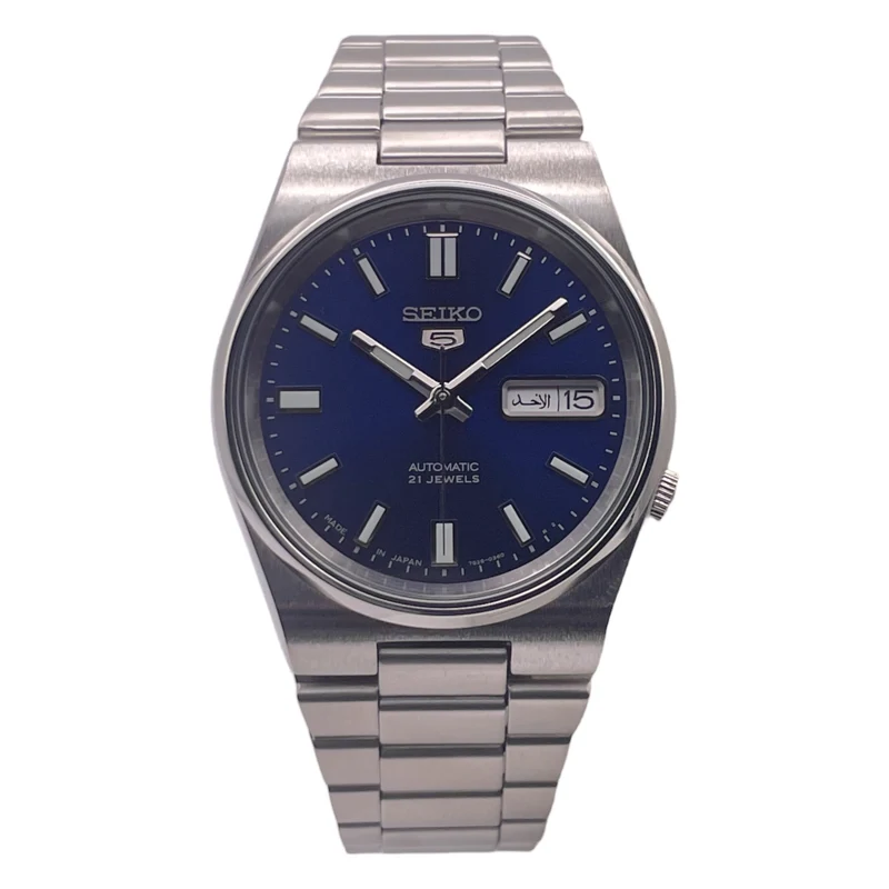 Montre Seiko 5 SNKA71J1 Bleu Automatique