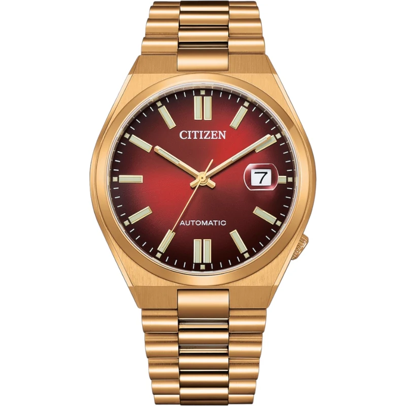 Montre Citizen Tsuyosa rouge et or NJ0153-82X