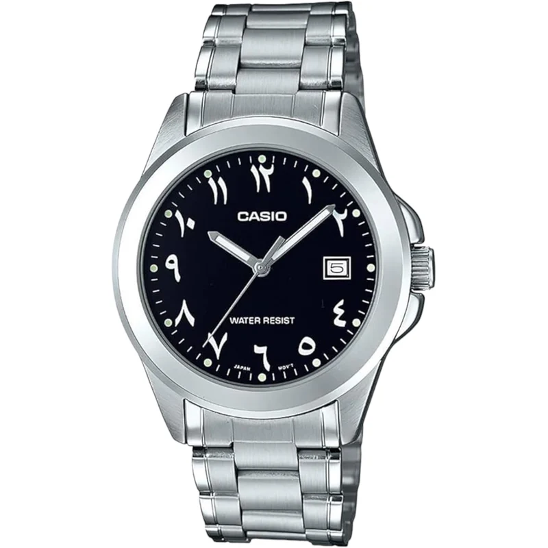 Montre Casio Arabic Dial Homme MTP-1215A-1B3 Noir