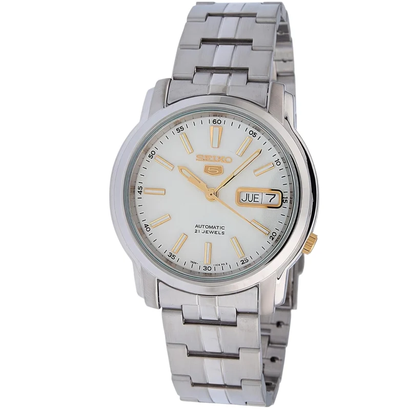 Montre Seiko 5 SNKL77K1 Homme Automatique Blanc