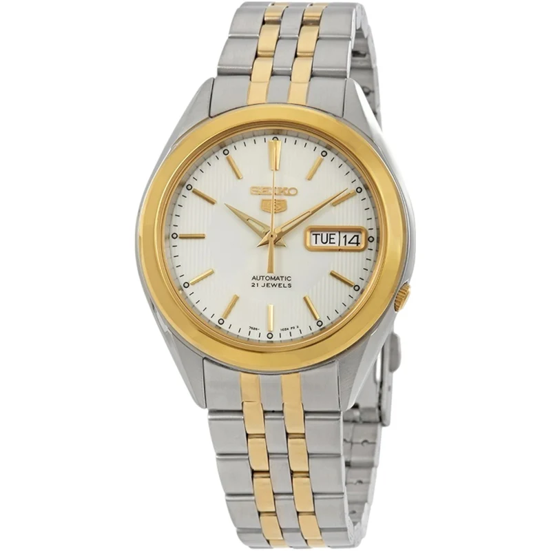 Montre Seiko 5 SNKL24K1 Homme Automatique Blanc