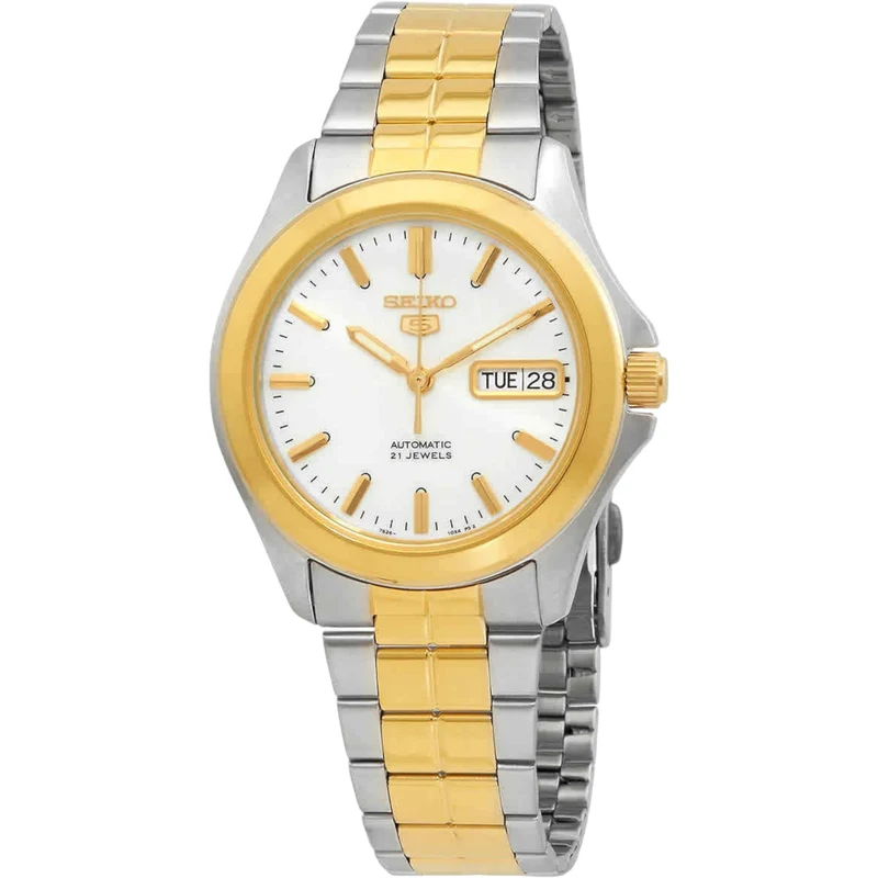 Montre Seiko 5 SNKK94K1 Homme Automatique Blanc
