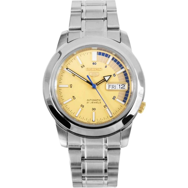 Montre Seiko 5 SNKK29K1 Homme Automatique Jaune