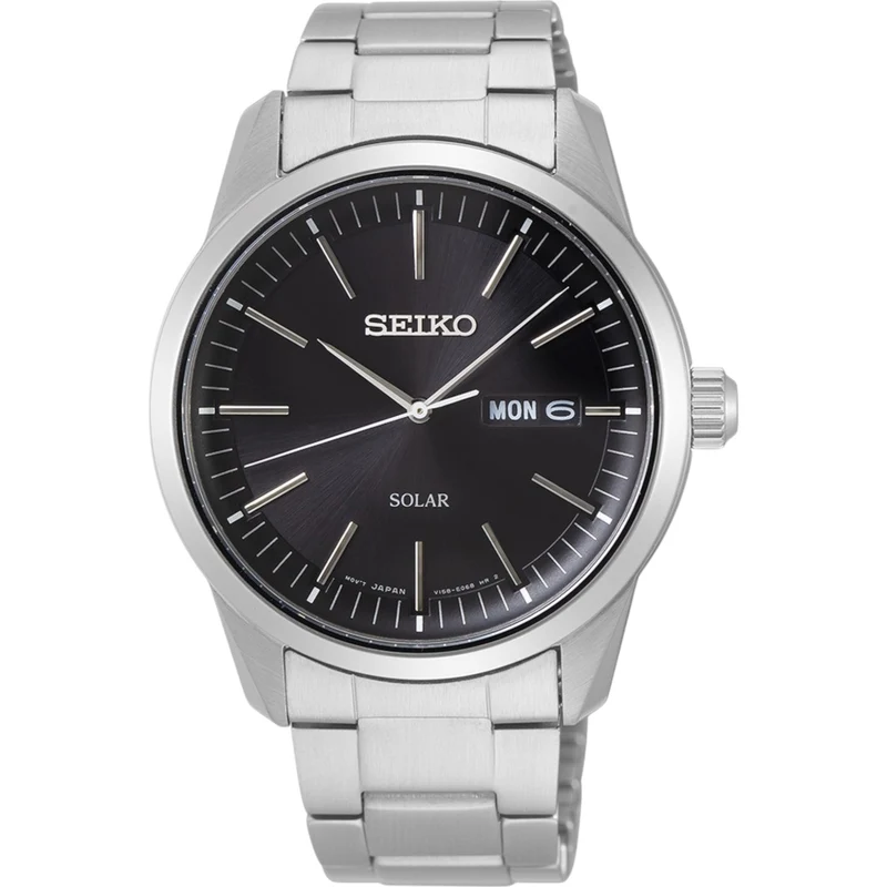 Montre Seiko Solar Homme SNE527P1 Noir
