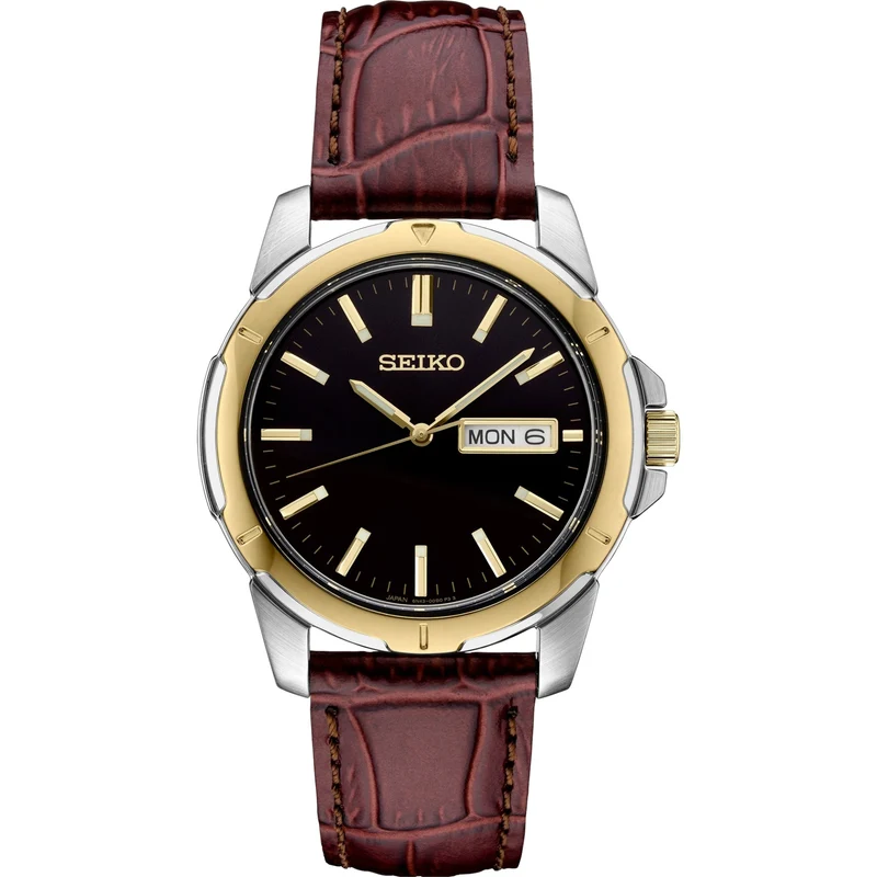 Montre Seiko Essentials Homme SUR360 Bleu foncé Jour / Date Quartz