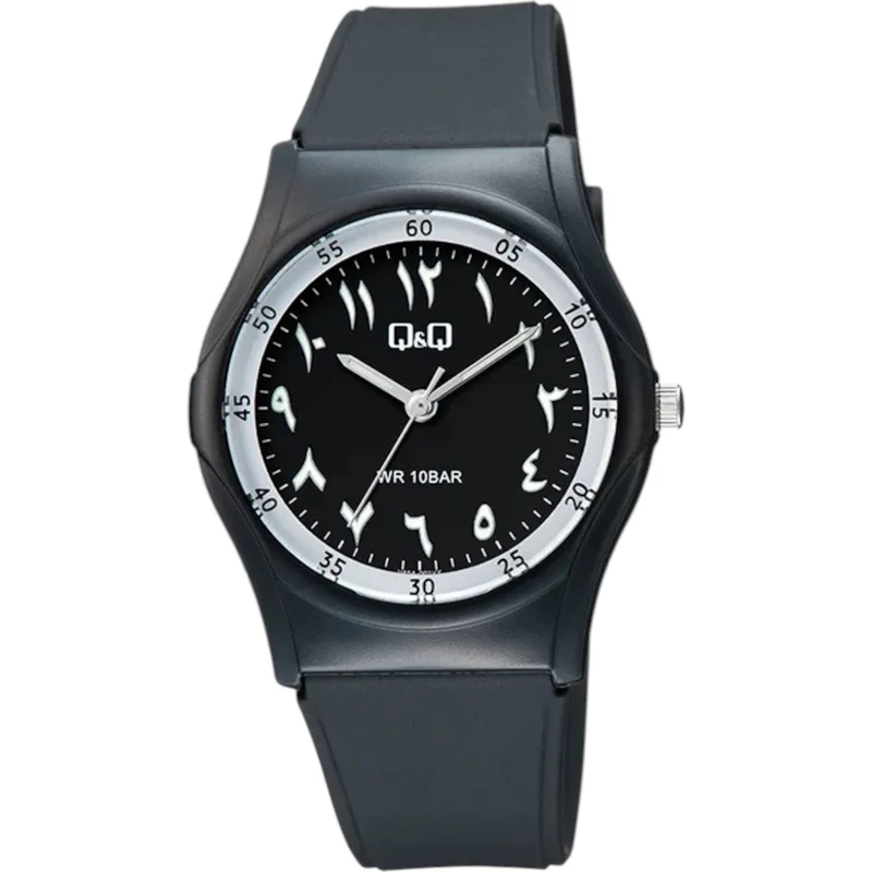 Montre Q&Q Arabic Dial V45A-001VY Homme Noir