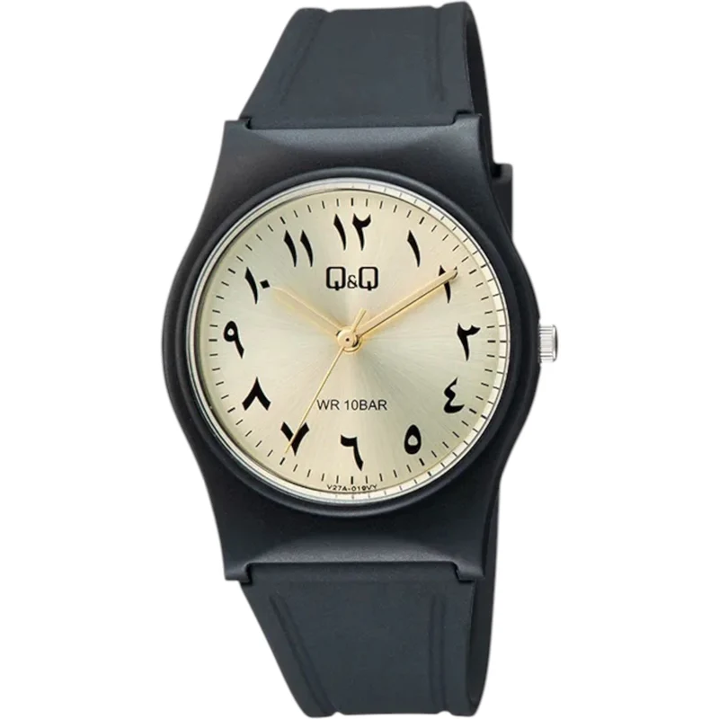 Montre Q&Q Arabic Dial V27A-019VY Homme Doré