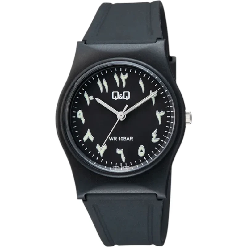 Montre Q&Q Arabic Dial V27A-017VY Homme Noir