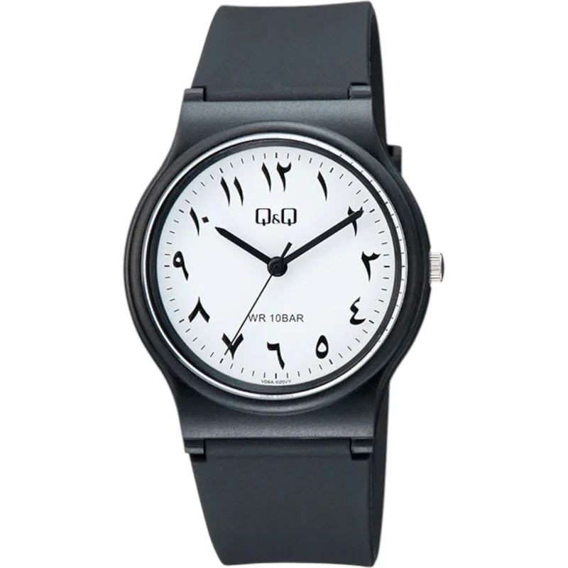 Montre Q&Q Arabic Dial V06A-020VY Homme Blanc