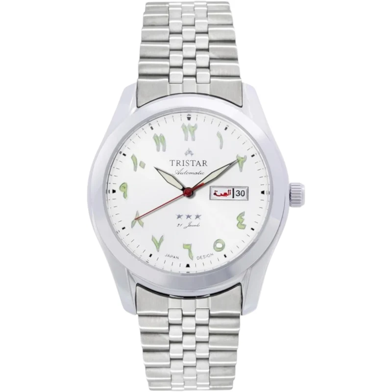 Montre Tristar Arabic Dial BA23WMSSM03 Blanc Automatique