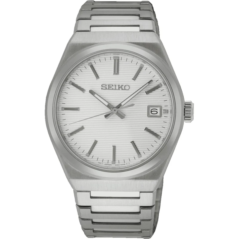 Montre Seiko Classic Homme SUR553P1 Blanc Quartz