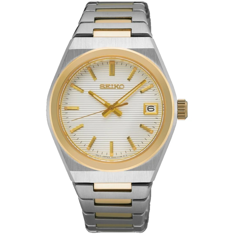 Montre Seiko Classic Femme SUR578P1 Blanc Doré Quartz