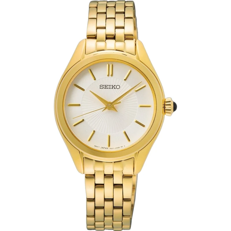 Montre Seiko Classic Femme SUR538P1 Doré blanc Quartz