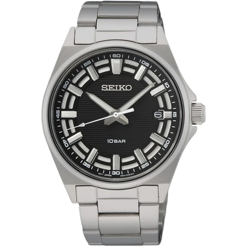 Montre Seiko Classic Homme SUR505P1 Noir Quartz