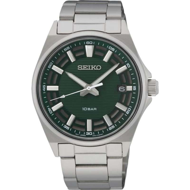 Montre Seiko Classic Homme SUR503P1 Vert Quartz