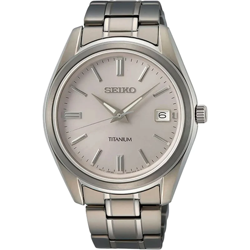 Montre Seiko Classic Homme SUR369P1 Argenté Titane Quartz