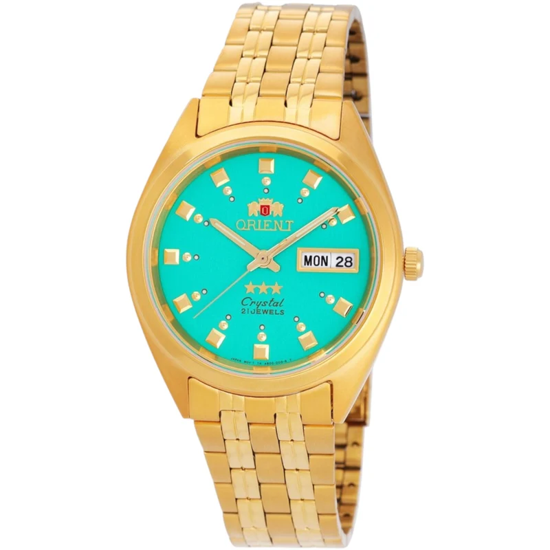 Montre Orient 3 Star FAB00001N9 Automatique Doré Vert