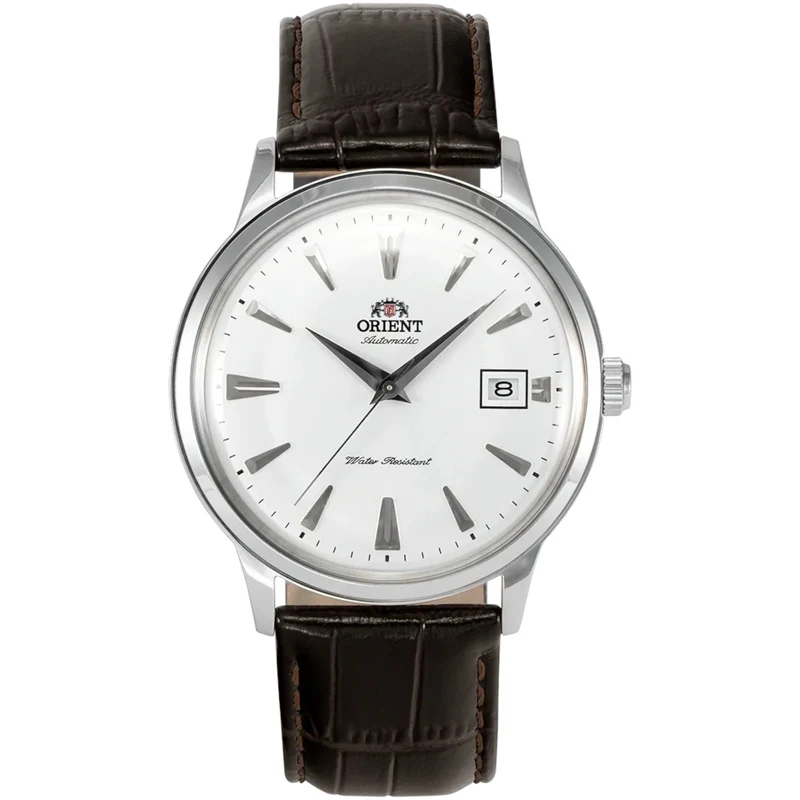 Montre Orient Bambino V1 2ème Génération TAC00005W0 Automatique Argenté Blanc Cuir