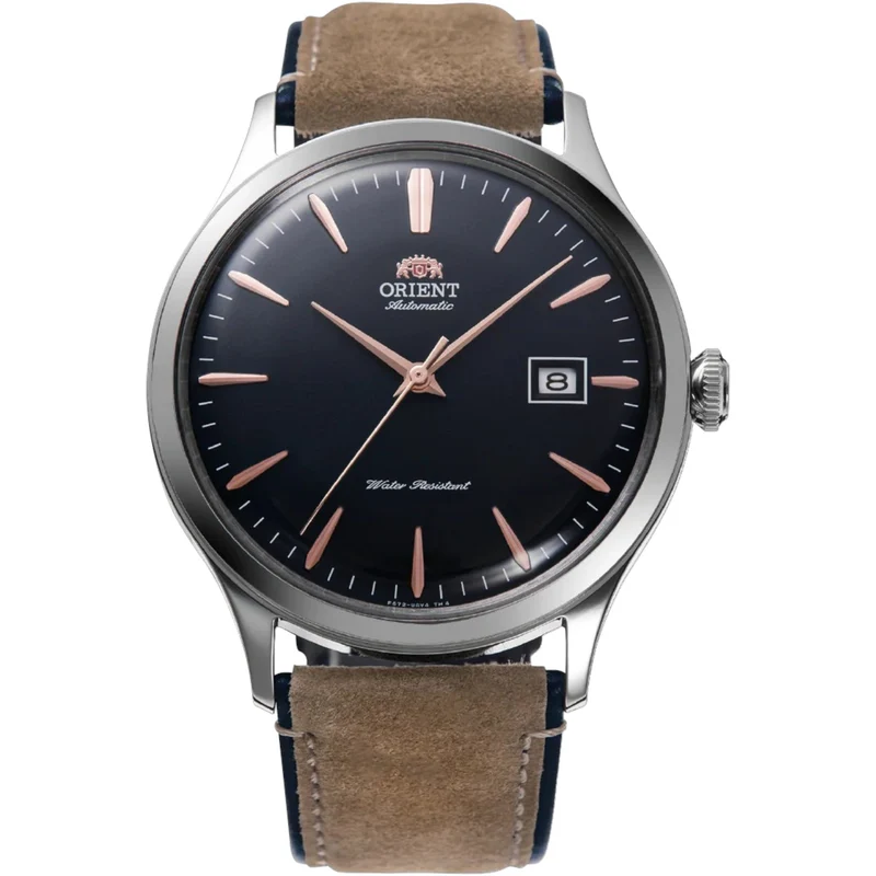 Montre Orient Bambino V4 RA-AC0P02L30B Automatique Bleu Cuir