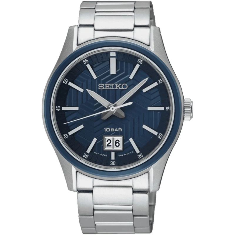 Montre Seiko Sports Homme SUR559P1 Bleu Quartz