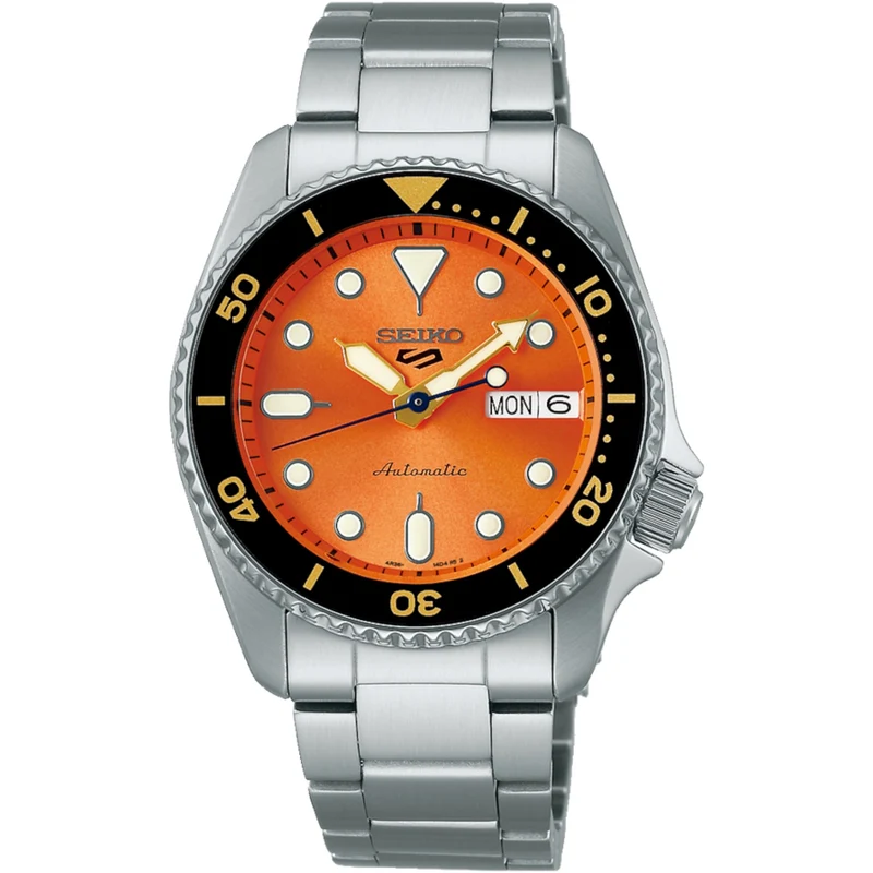 Montre Seiko 5 Sports SRPK35K1 Automatique Orange