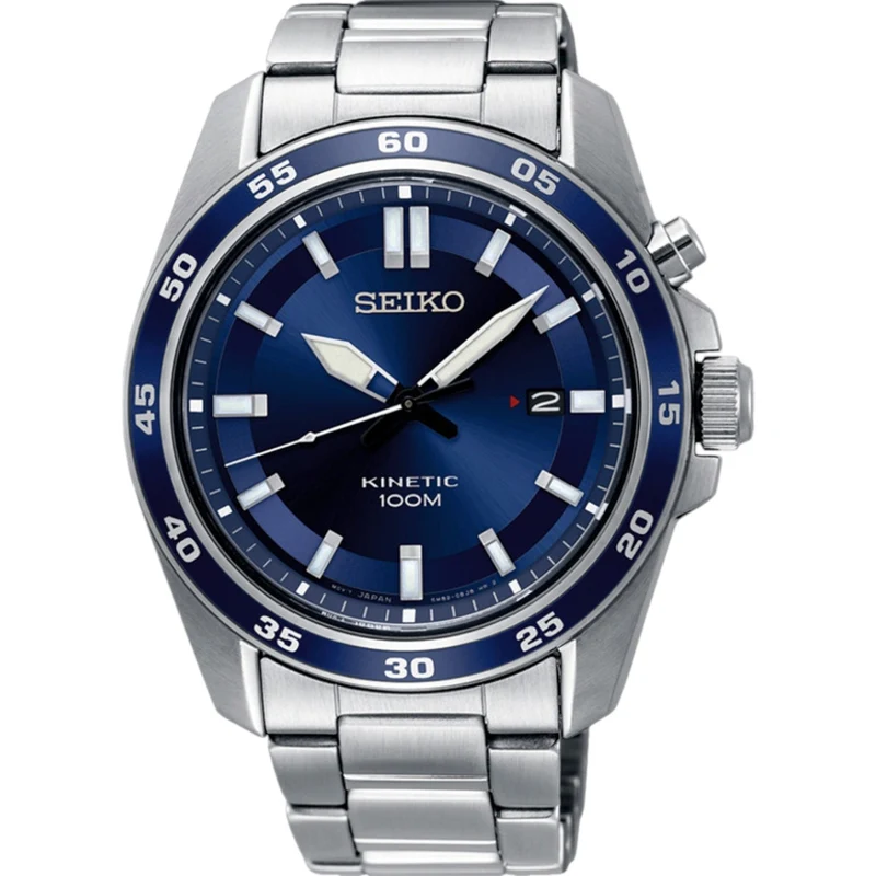 Montre Seiko Sports Kinetic Homme SKA783P1 Bleu