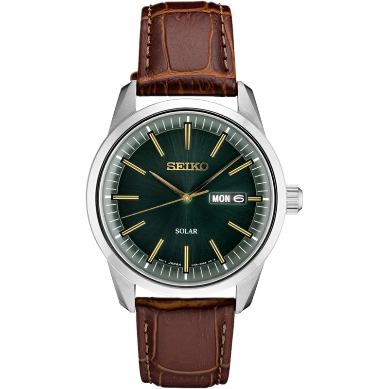 Montre Seiko SNE529P1 Solar cadran vert