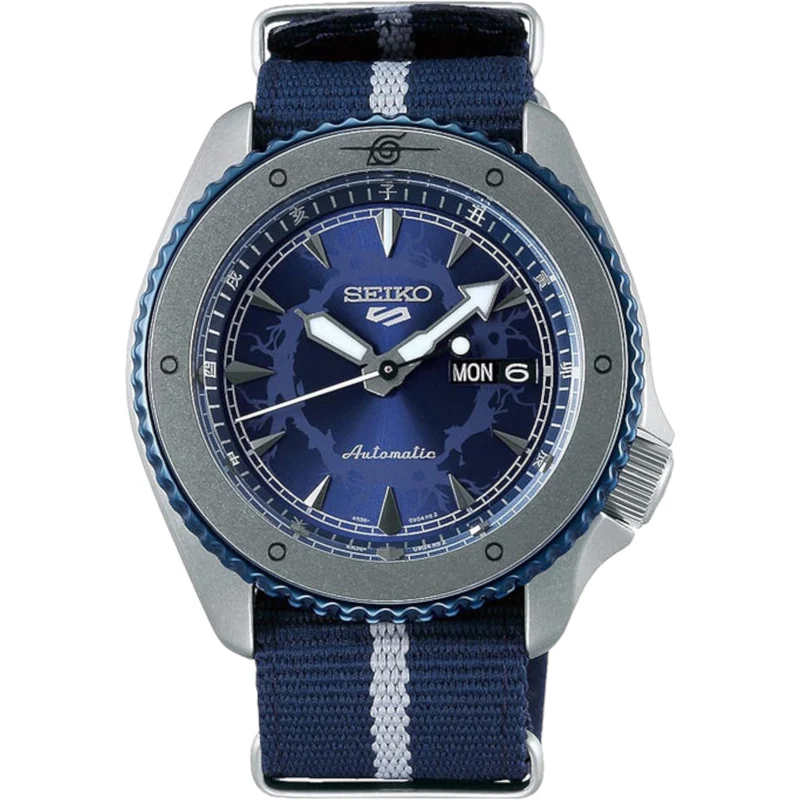 Montre Seiko 5 SRPF69K1 édition Limitée Naruto & Boruto Bleu