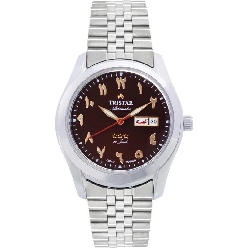 Montre Tristar Arabic Dial BA33TMSSM03 Rouge Foncé Automatique