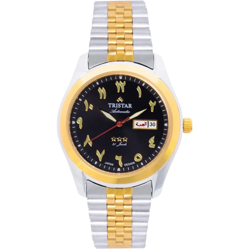Montre Tristar Arabic Dial BA23BM2TM03 Noir Bi-ton Automatique