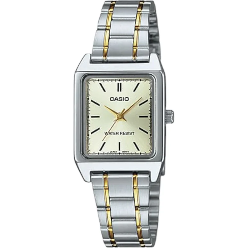 Montre Casio Vintage Standard Femme LTP-V007SG-9E Argenté et Doré